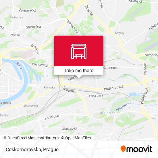 Карта Českomoravská
