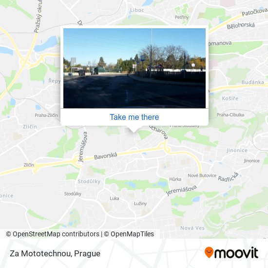 Карта Za Mototechnou