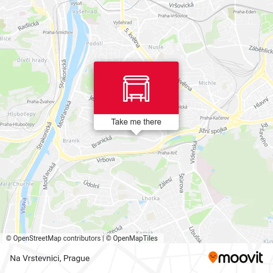 Карта Na Vrstevnici