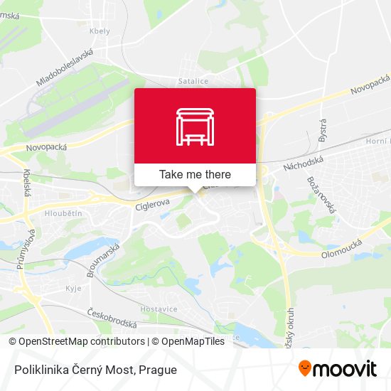 Poliklinika Černý Most map