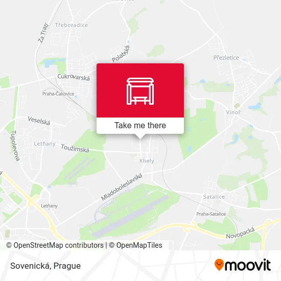 Карта Sovenická