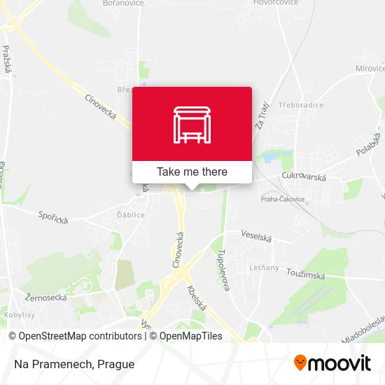 Карта Na Pramenech