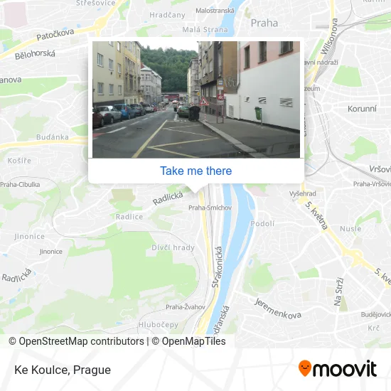 Карта Ke Koulce