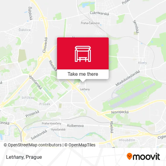 Карта Letňany