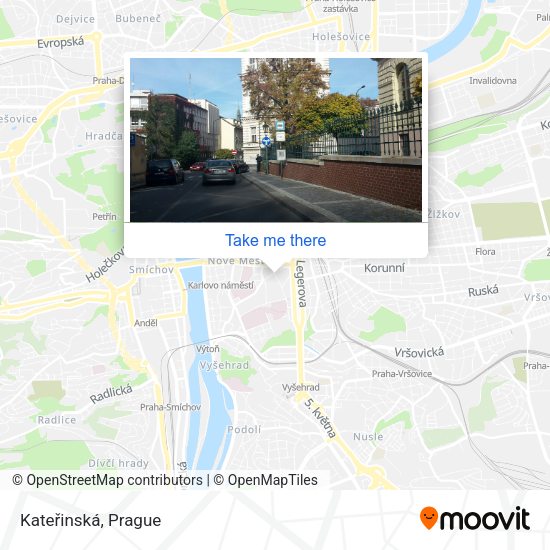 Карта Kateřinská