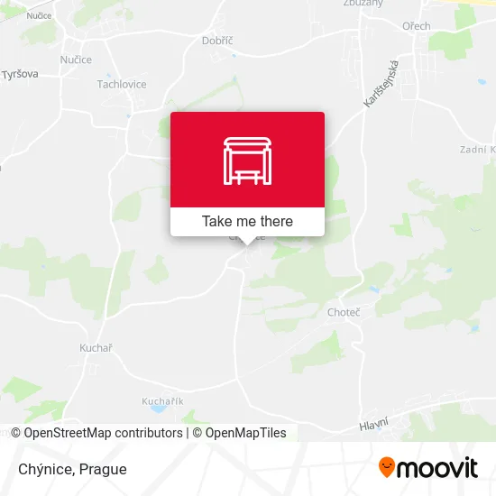 Карта Chýnice