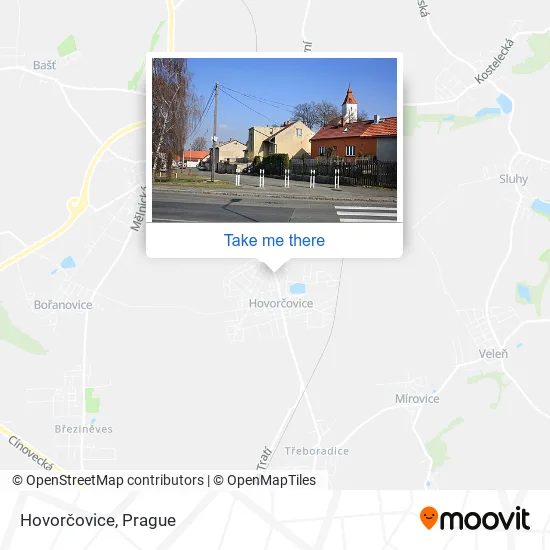 Карта Hovorčovice