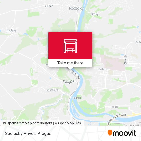 Sedlecký Přívoz map