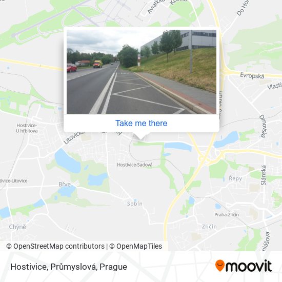 Hostivice, Průmyslová map