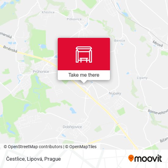 Čestlice, Lipová map