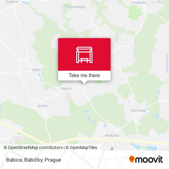 Babice, Babičky map