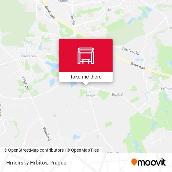 Hrnčířský Hřbitov map