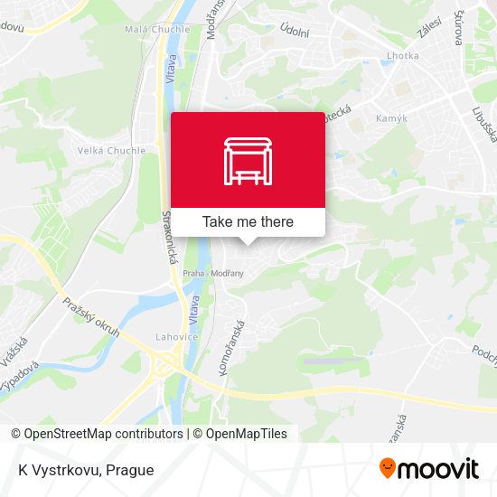 Карта K Vystrkovu