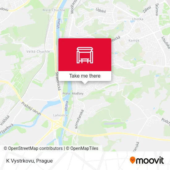 Карта K Vystrkovu