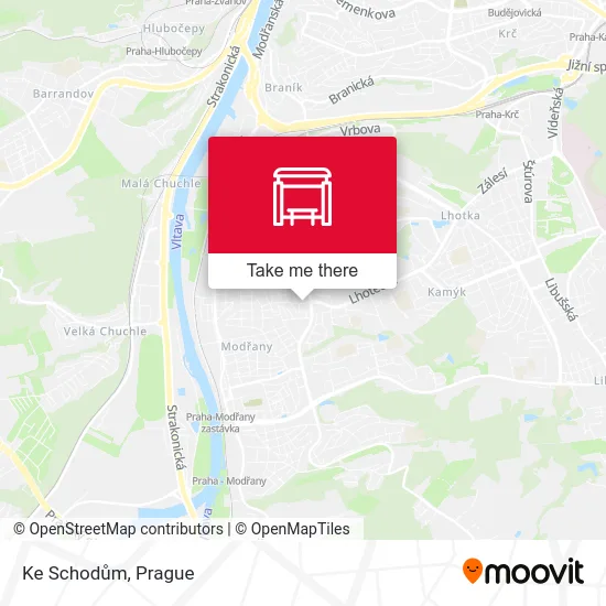 Карта Ke Schodům