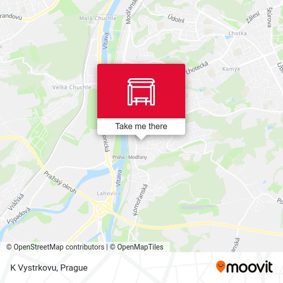 Карта K Vystrkovu