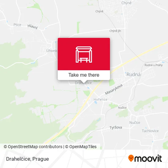 Карта Drahelčice