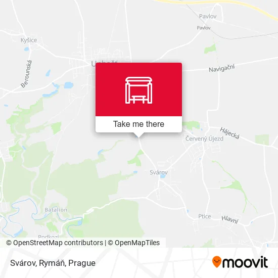 Карта Svárov, Rymáň
