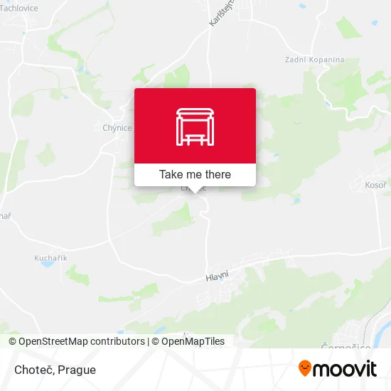 Карта Choteč