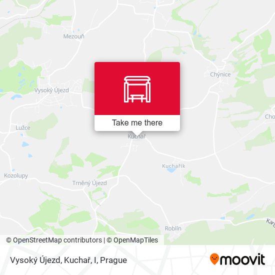 Vysoký Újezd, Kuchař, I map