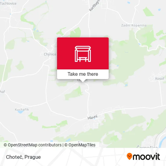 Карта Choteč