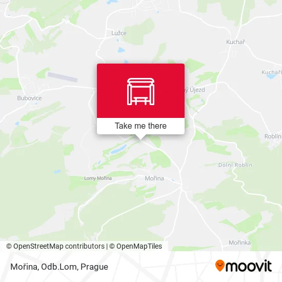 Карта Mořina, Odb.Lom