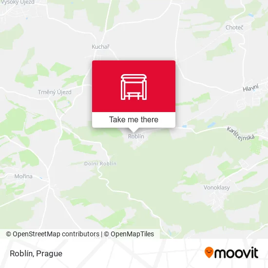 Карта Roblín