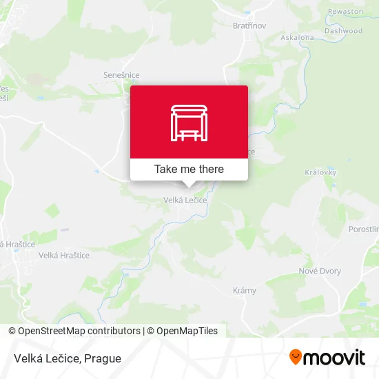 Карта Velká Lečice