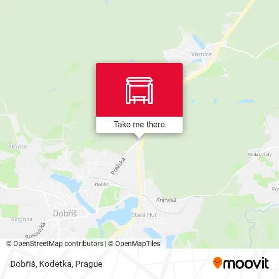 Карта Dobříš, Kodetka