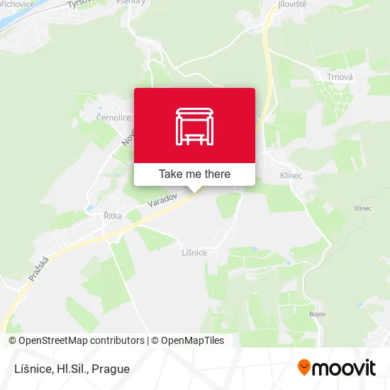 Карта Líšnice, Hl.Sil.