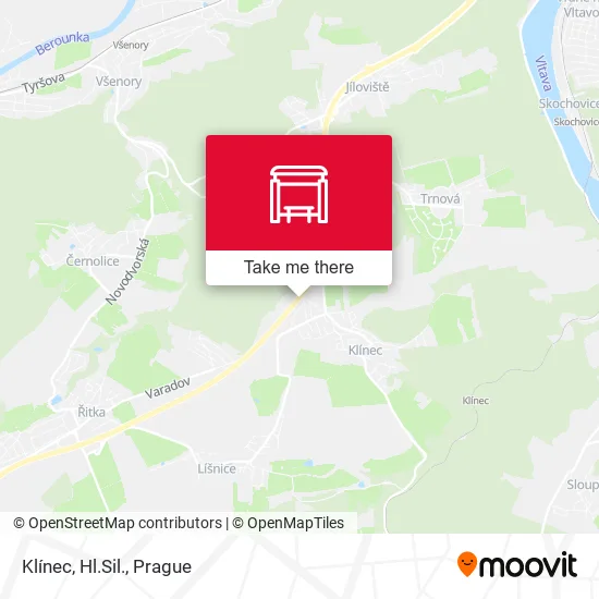 Карта Klínec, Hl.Sil.