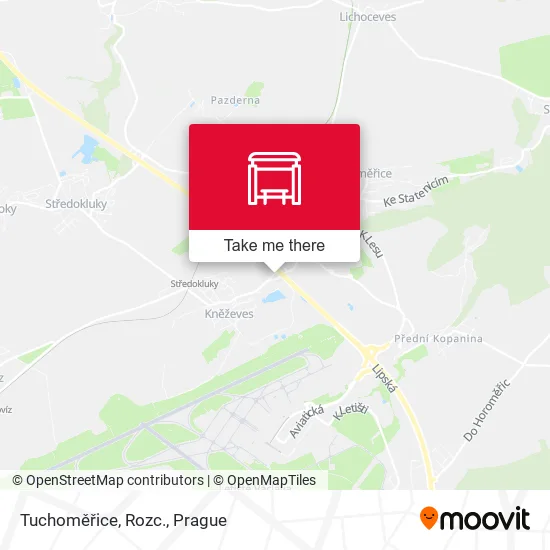 Карта Tuchoměřice, Rozc.