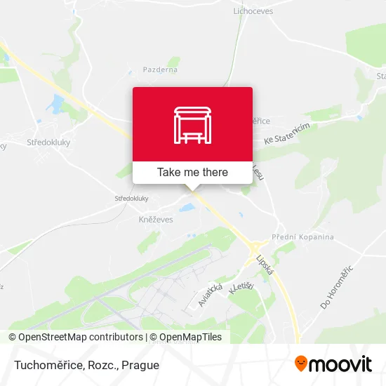 Карта Tuchoměřice, Rozc.