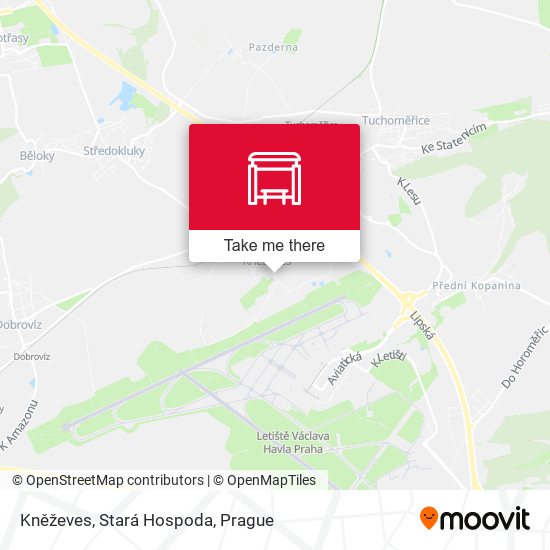 Kněževes, Stará Hospoda map