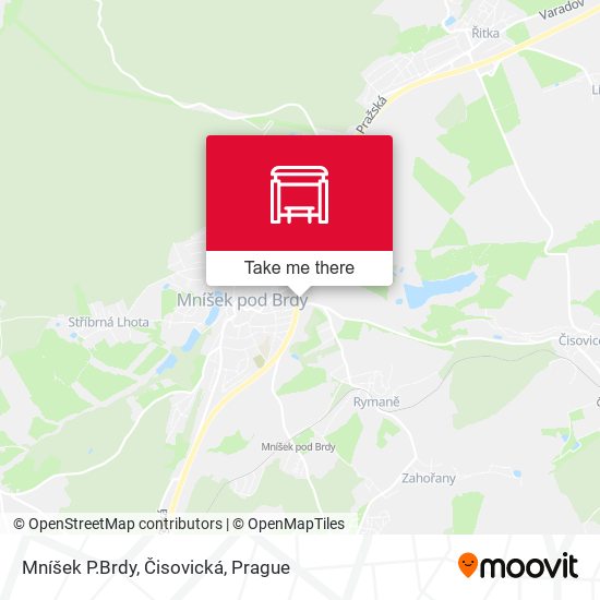 Mníšek P.Brdy, Čisovická map
