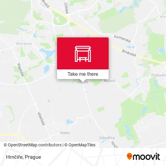 Карта Hrnčíře