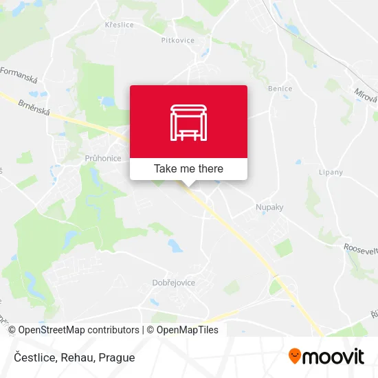 Čestlice, Rehau map