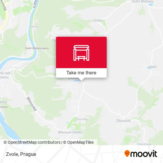 Карта Zvole
