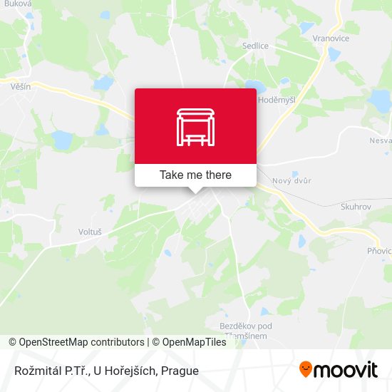 Rožmitál P.Tř., U Hořejších map