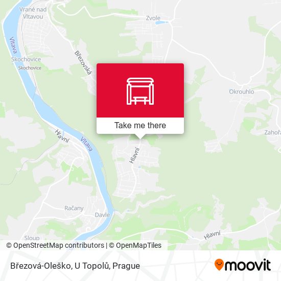Březová-Oleško, U Topolů map