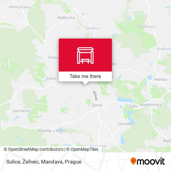 Sulice, Želivec, Mandava map