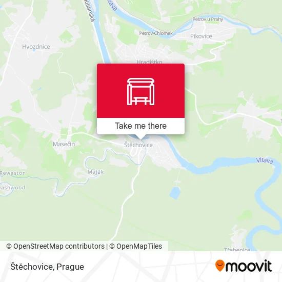 Карта Štěchovice