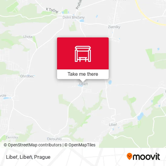 Карта Libeř, Libeň