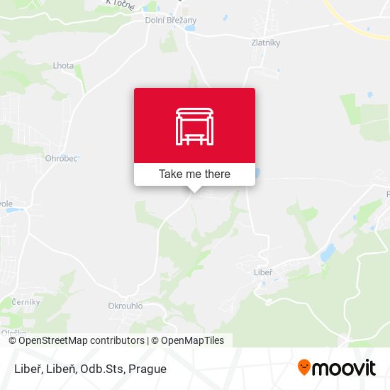 Libeř, Libeň, Odb.Sts map