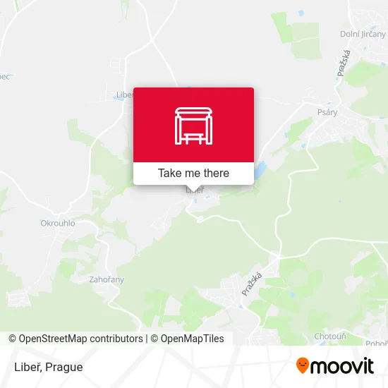 Карта Libeř