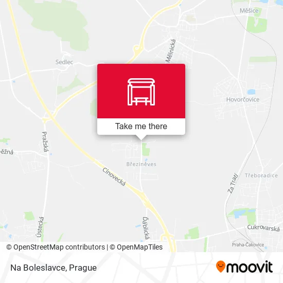 Карта Na Boleslavce