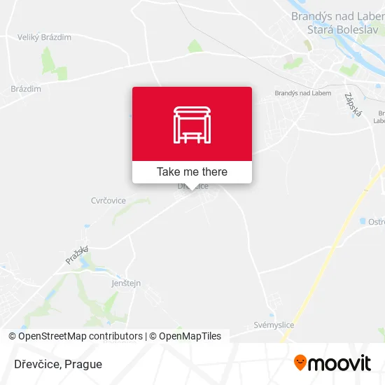 Карта Dřevčice