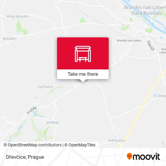 Карта Dřevčice