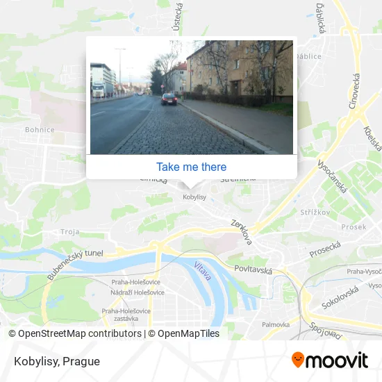 Карта Kobylisy