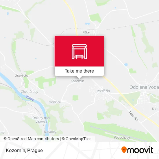Карта Kozomín